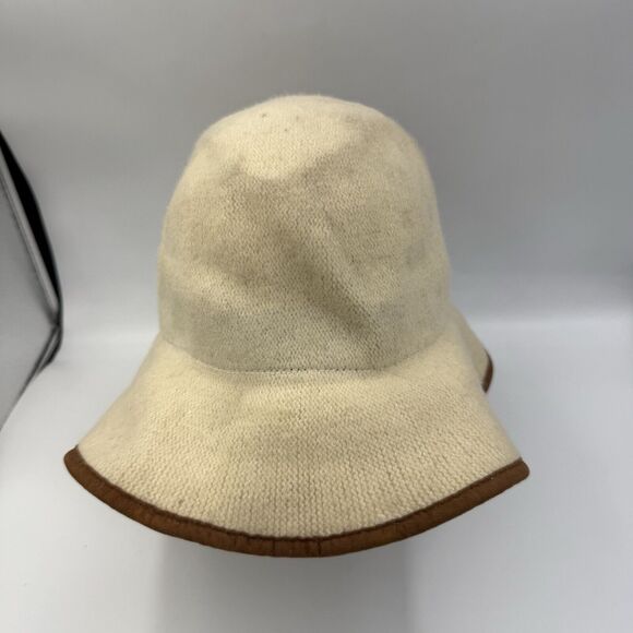 Collection Eighteen Wool Blend Hat Cloche Beige OS - Picture 9 of 12